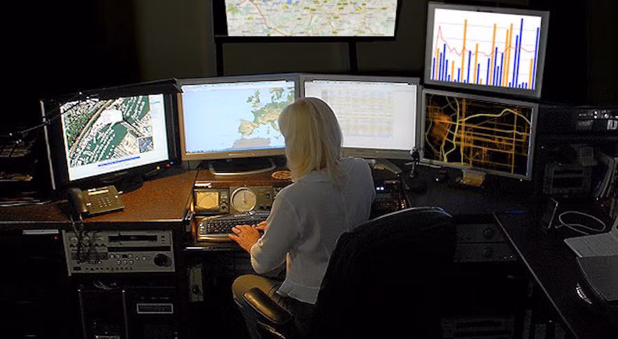 Vehicle Tracking Control Room